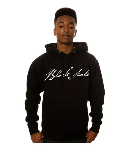 Black Scale Mens The Signature Logotype Pullover Hoodie Sweatshirt