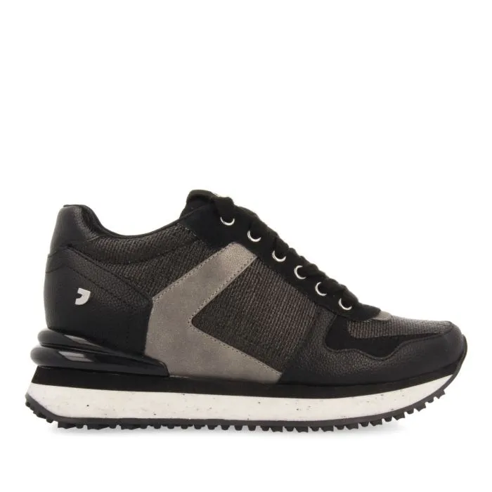 BLACK SNEAKERS FOR WOMEN BARLASSINA