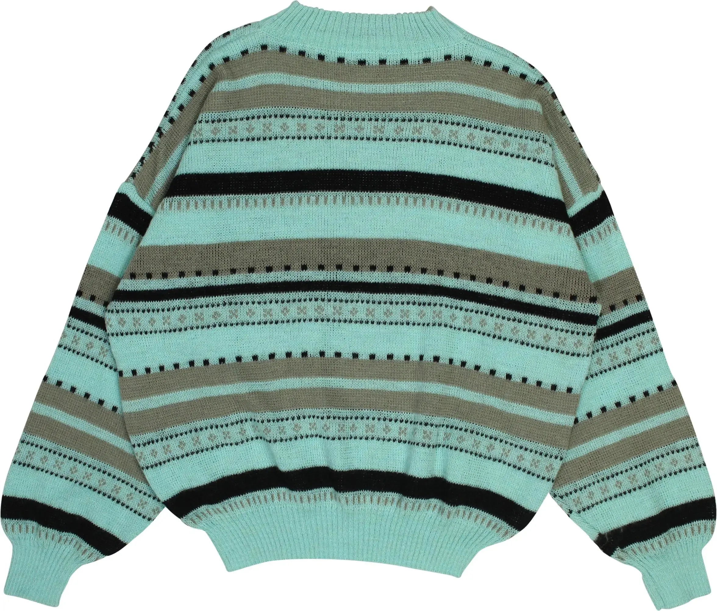 Blue Patterned Jumper | ThriftTale