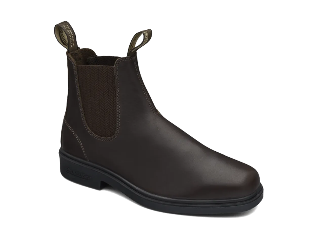 Blundstone 659 Brown full grain leather elastic side Dress Boot