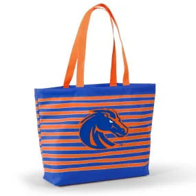 Boise State Broncos Women's Royal Wavy Striped Tatum Tote Bag