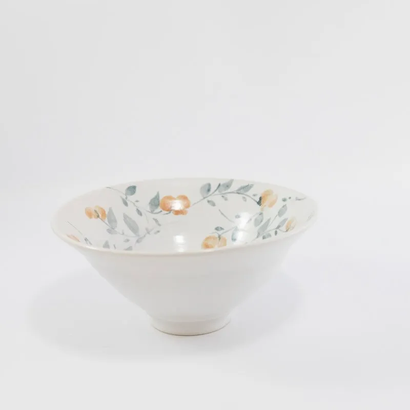 Bowl with Small Yellow Flowers