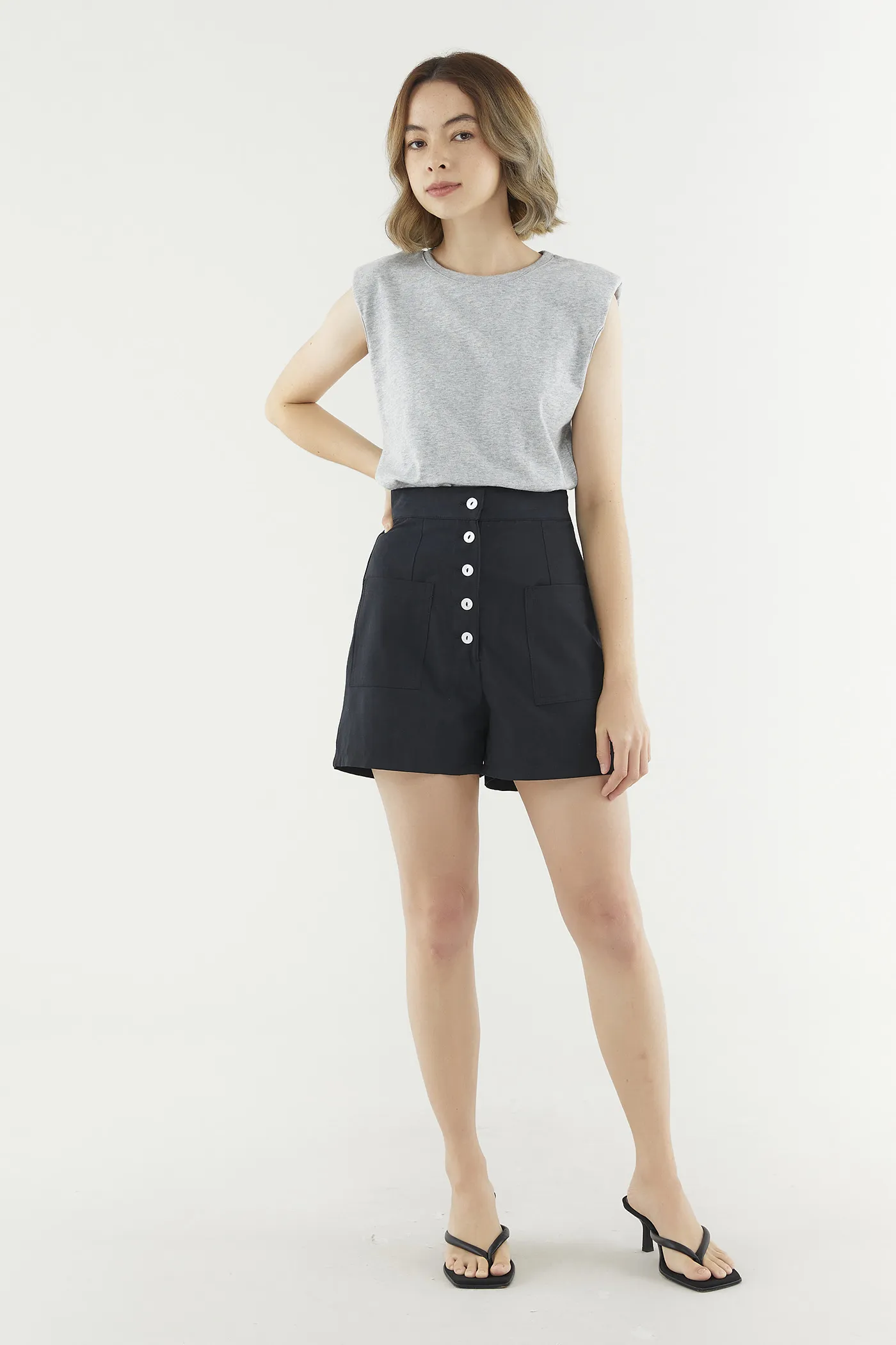 Brisha Button Shorts 
