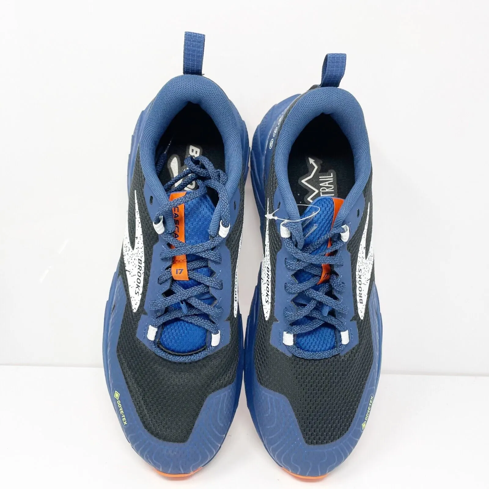 Brooks Mens Cascadia 17 GTX 1104021D062 Blue Running Shoes Sneakers Size 9 D