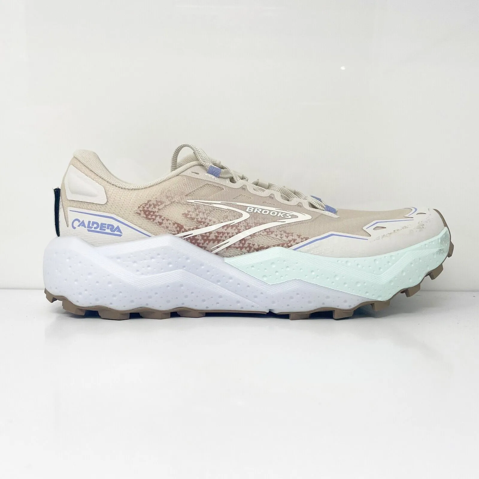 Brooks Womens Caldera 7 1204041B227 Beige Running Shoes Sneakers Size 11 B