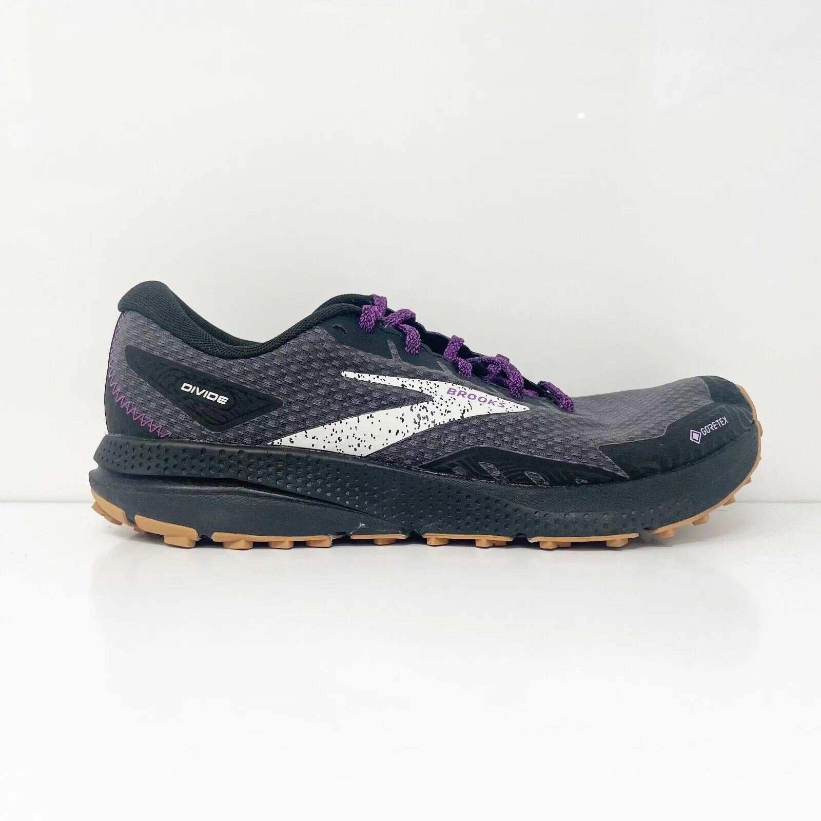 Brooks Womens Divide 4 GTX 1203931B073 Black Running Shoes Sneakers Size 9 B
