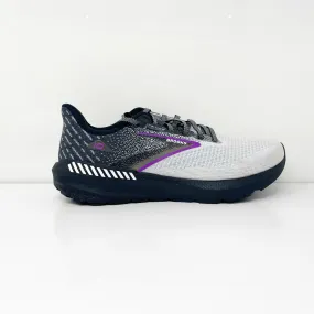 Brooks Womens Launch GTS 10 1203991D085 White Running Shoes Sneakers Size 9 D