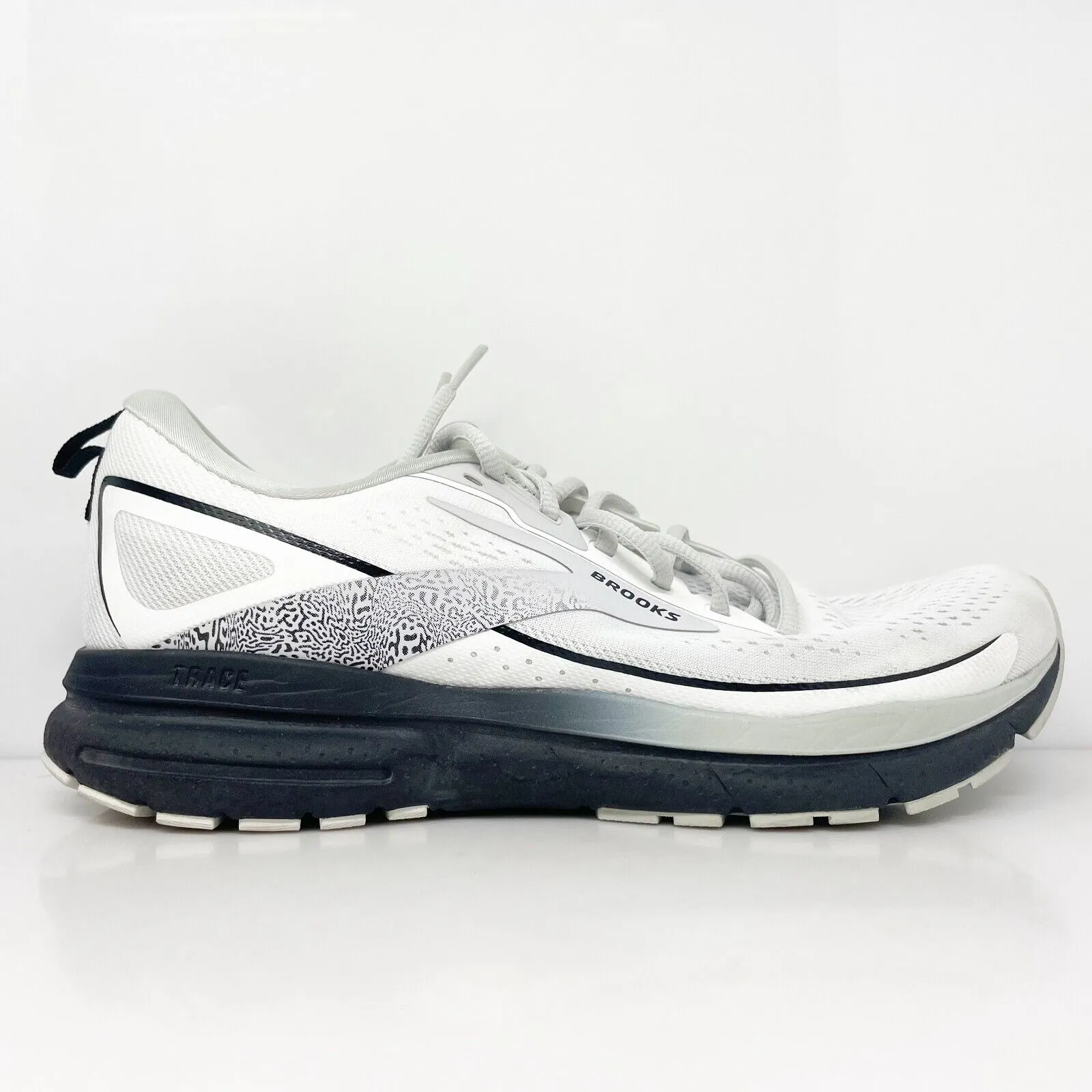 Brooks Womens Trace 3 1204011B191 White Running Shoes Sneakers Size 10 B
