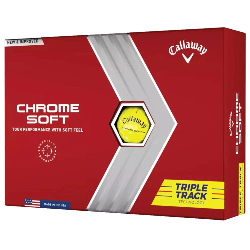 Callaway Chrome Soft Triple Track Golf Balls 2022