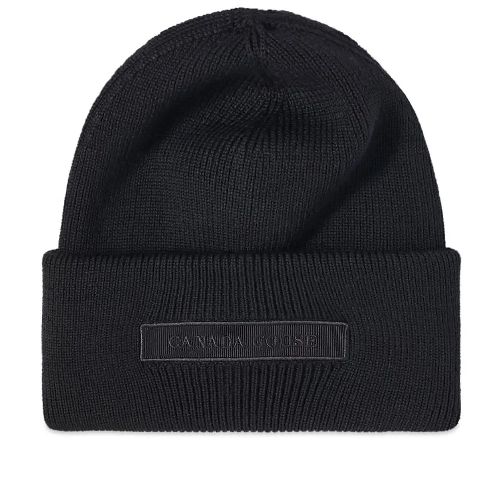 Canada Goose Tonal Emblem BeanieBlack