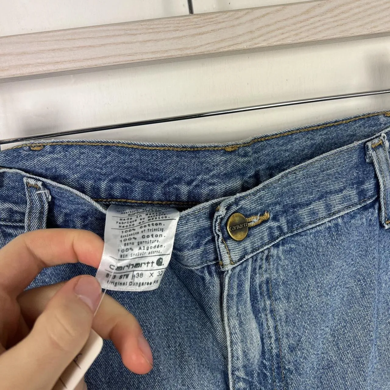 Carhartt carpenter jeans 38x32