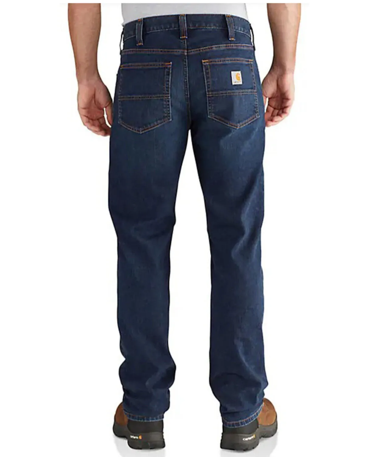 Carhartt Men's Rugged Flex Relaxed Straight Stretch Denim Jeans
