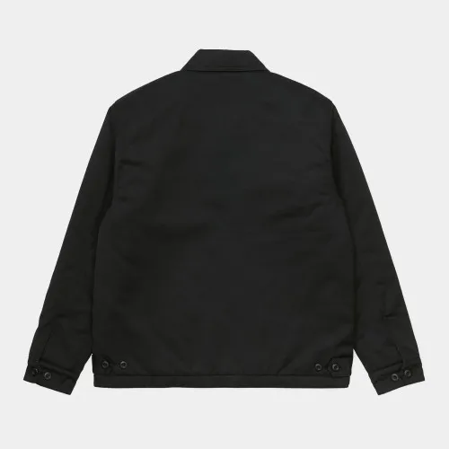 Carhartt WIP Modular Jacket Black ,65/35% Polyester/Cotton 'Denison' Twill, 8.8 oz