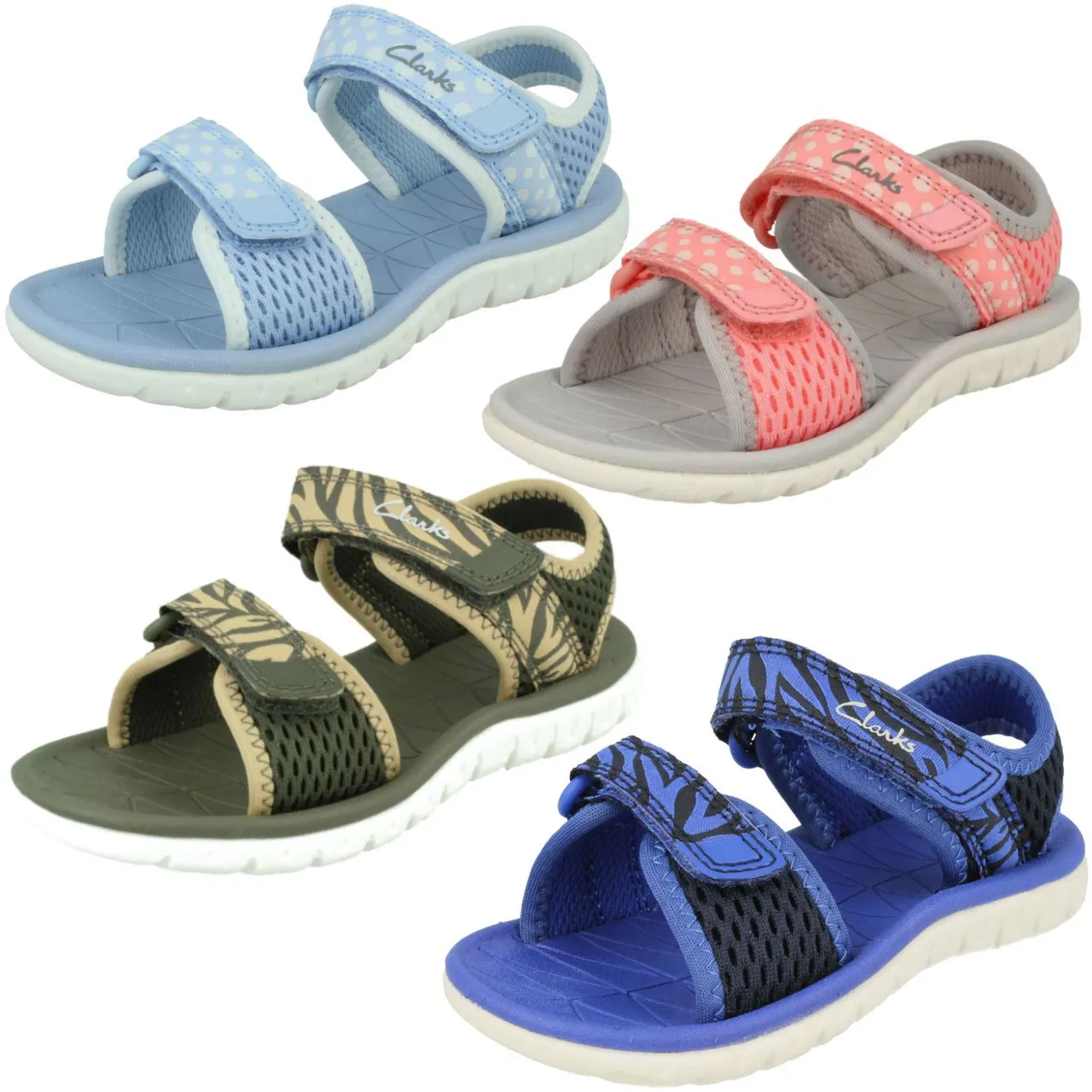 Childrens Clarks Casual Summer Sandals Surfing Tide T 20