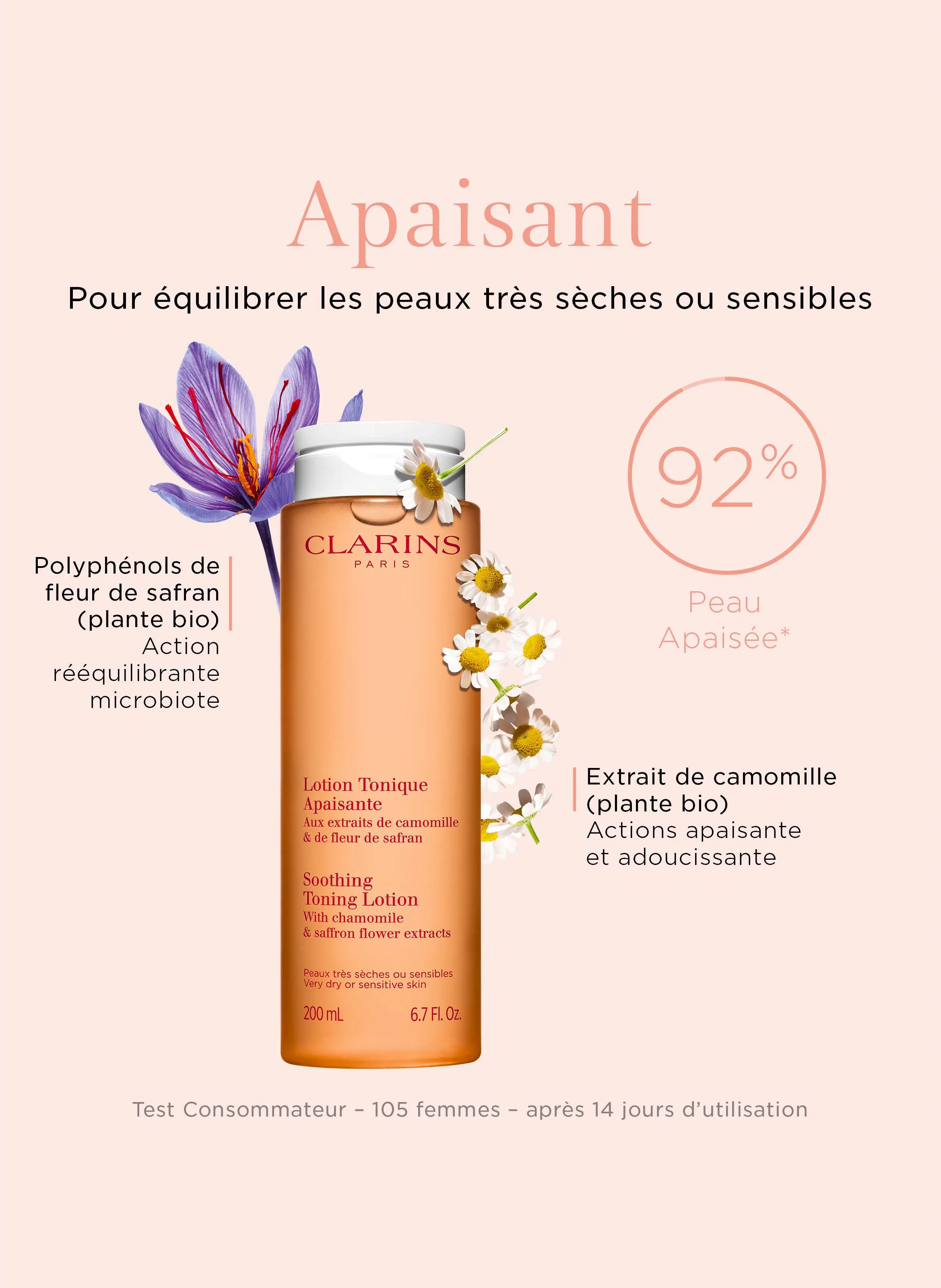 CLARINS  Soothing Toning Lotion - Very dry or sensitive skin