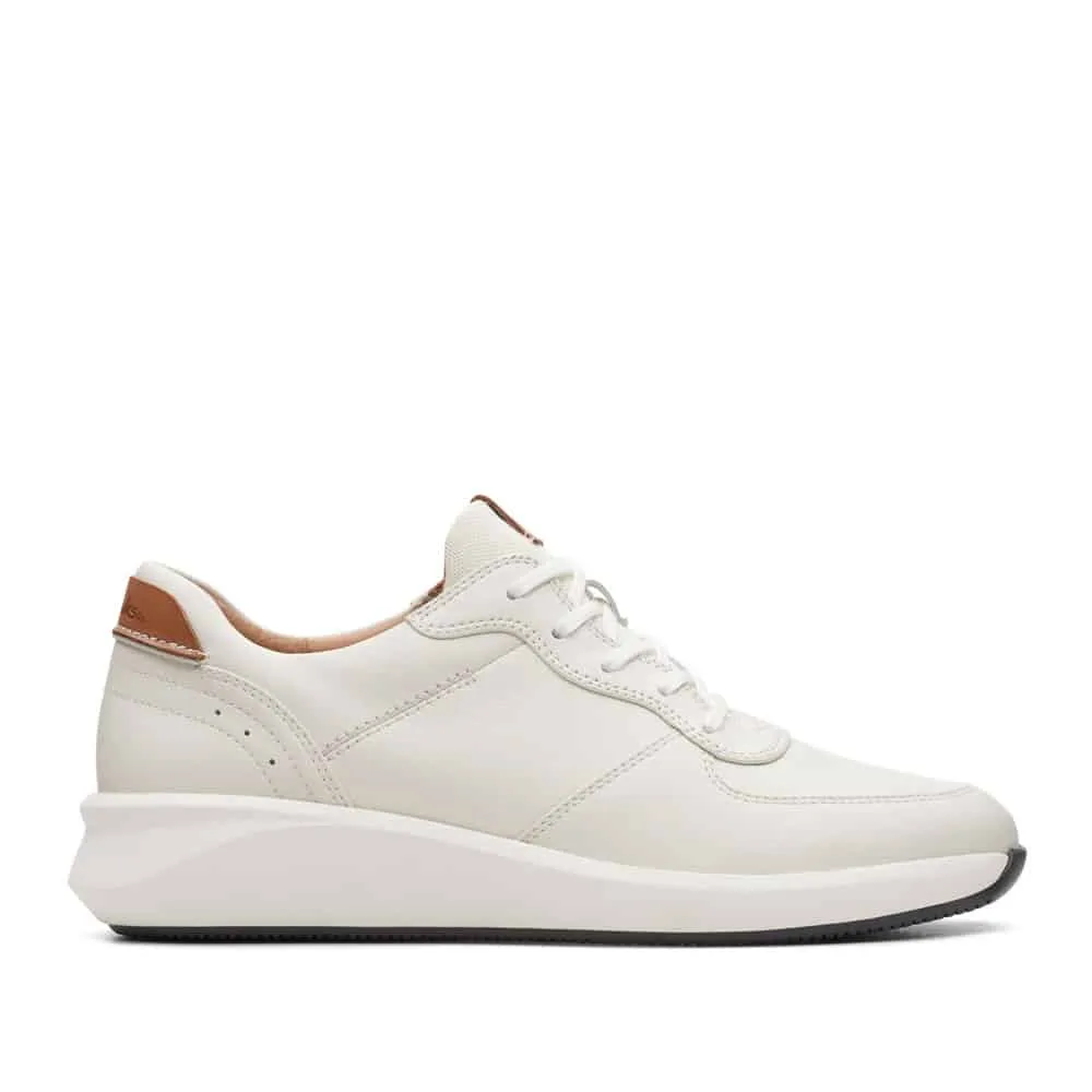 Clarks Un Rio Sprint White Combi Leather