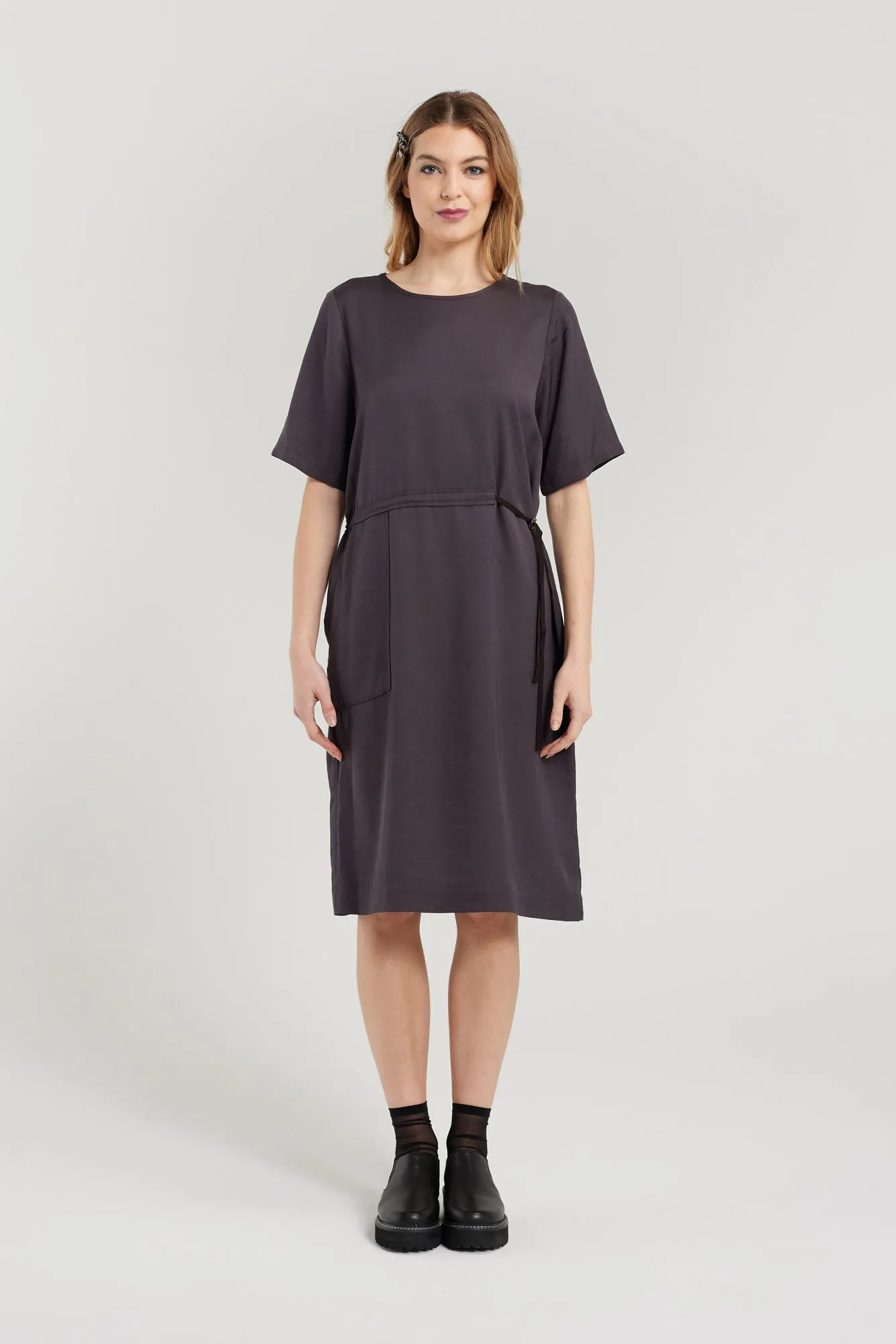 CLEO DRESS | CHARCOAL