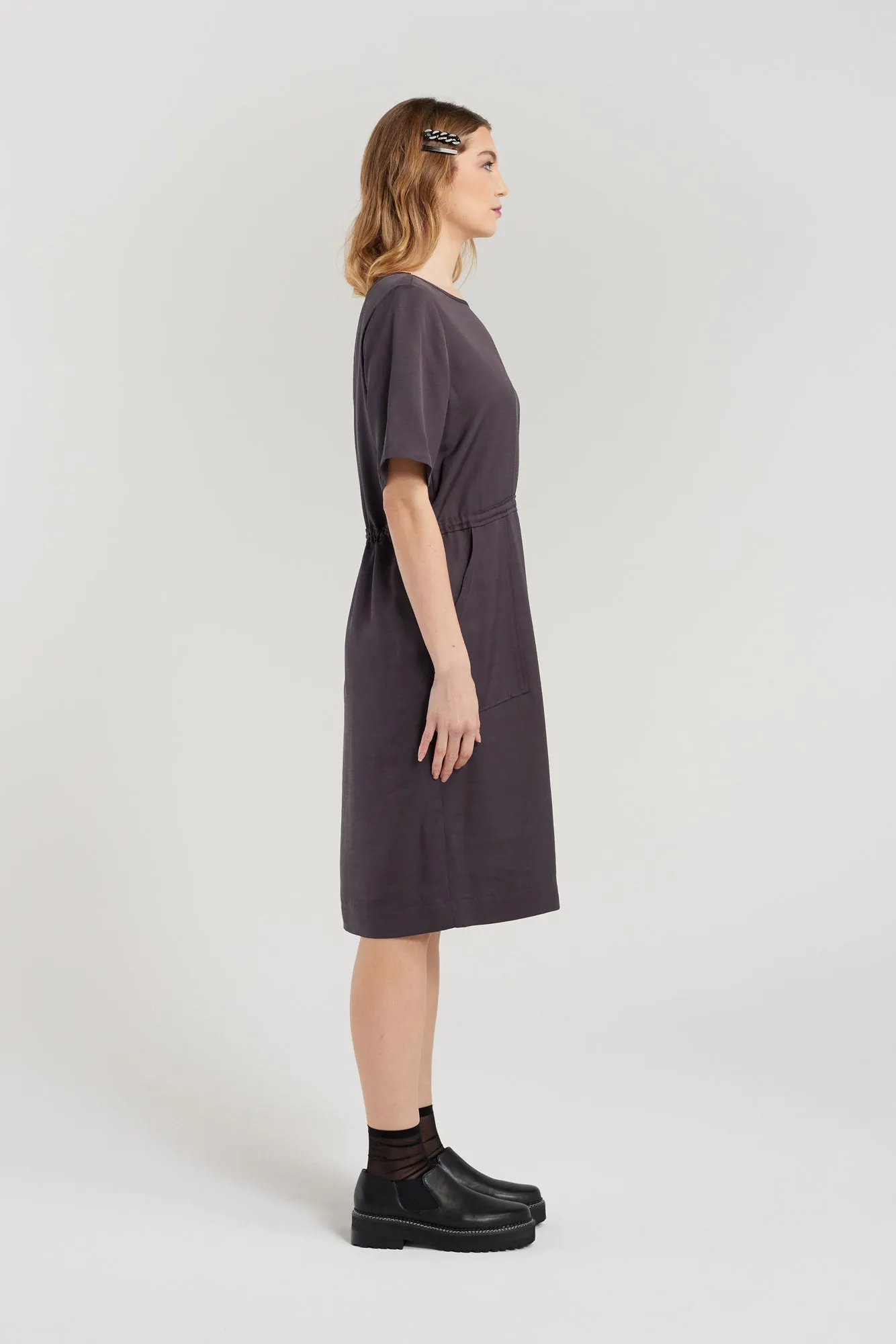 CLEO DRESS | CHARCOAL