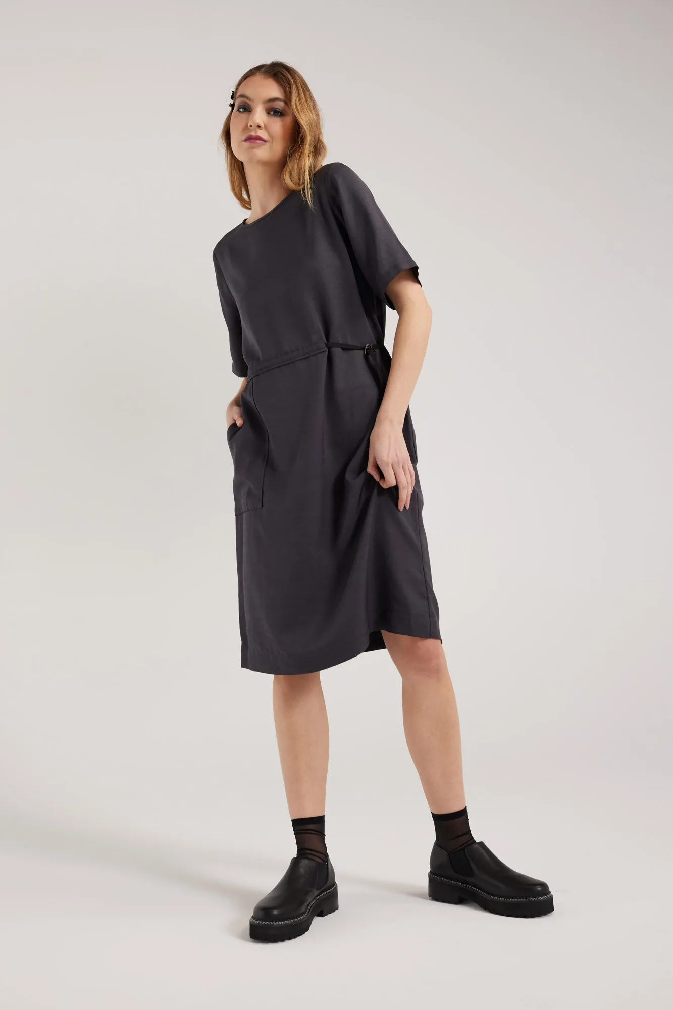 CLEO DRESS | CHARCOAL