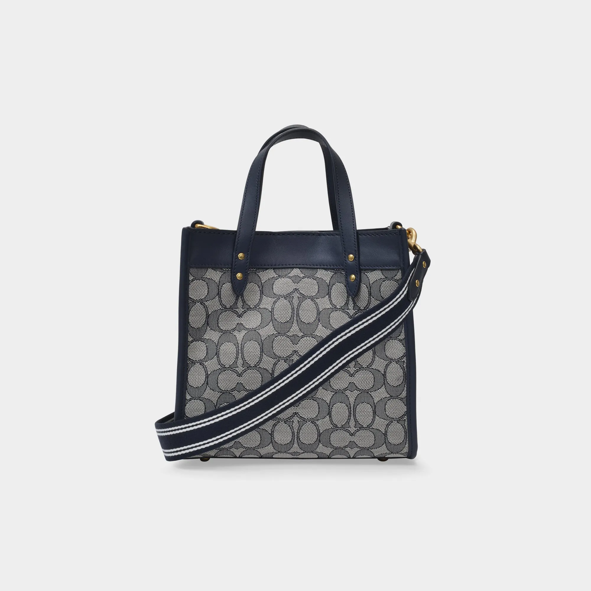 Coach  Tote 22 Bag in Navy Canvas