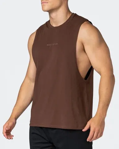 Condition Drop Arm Tank - Coffee