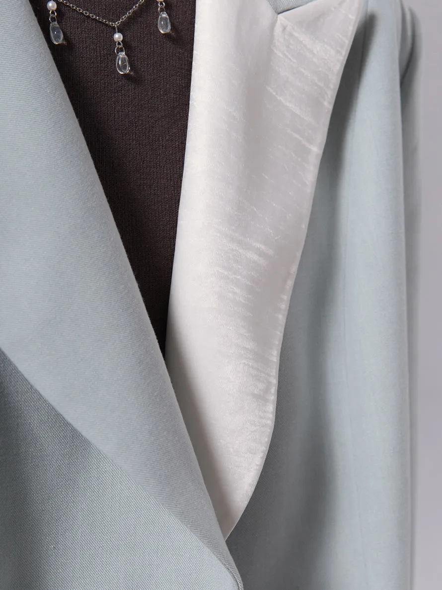 Contrast Fritillaria Color Loose Jacket