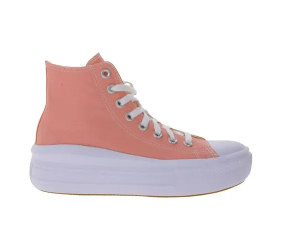 Converse Chuck Taylor All Star Move baskets montantes femme à semelle plateforme A03544C rose