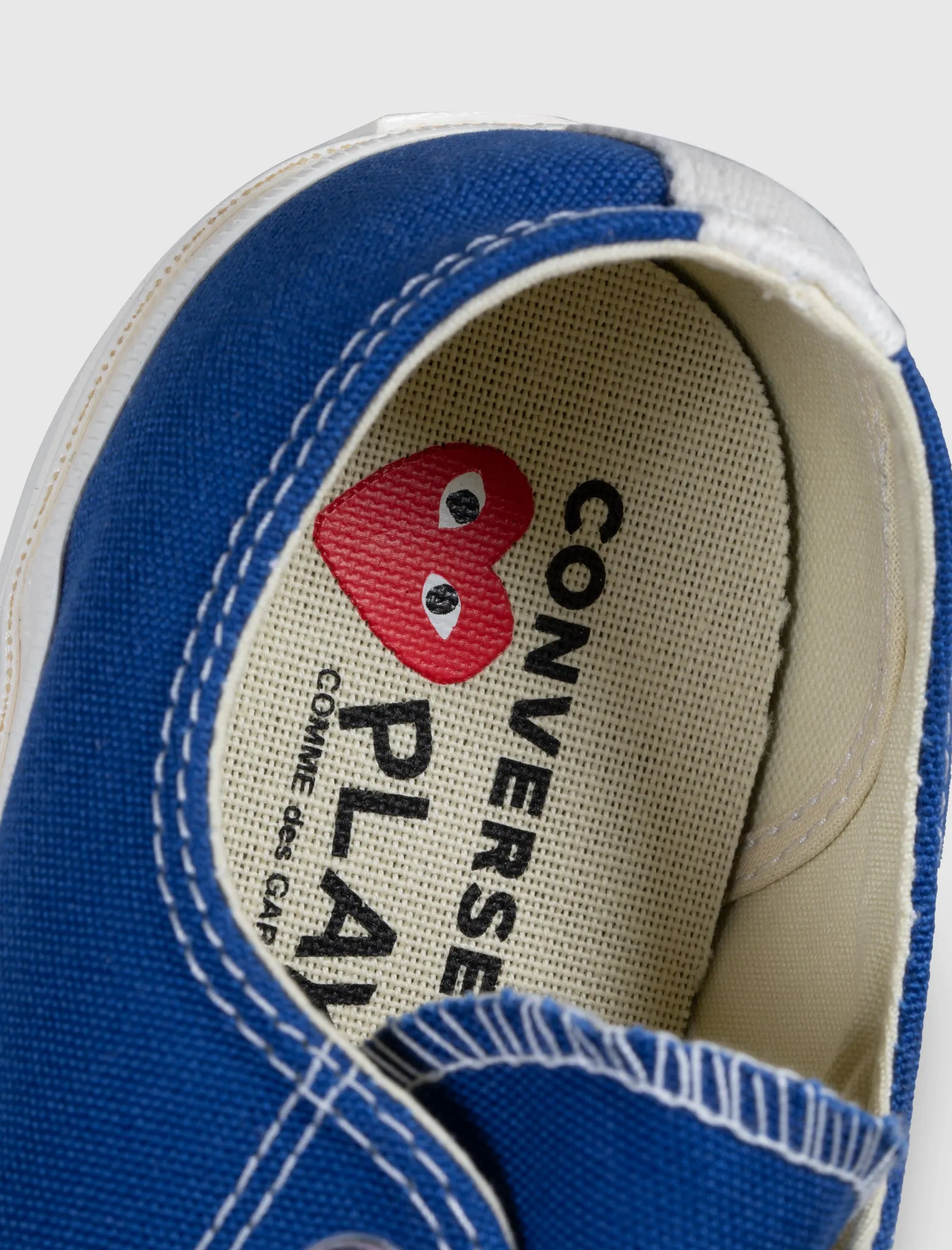 CONVERSE COMME DES GARÇONS PLAY CHUCK TAYLOR ALL STAR 70' LOW   BLUE