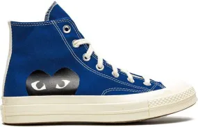 Converse Comme des Garçons Play Chuck 70 High Blue Quartz sneakers