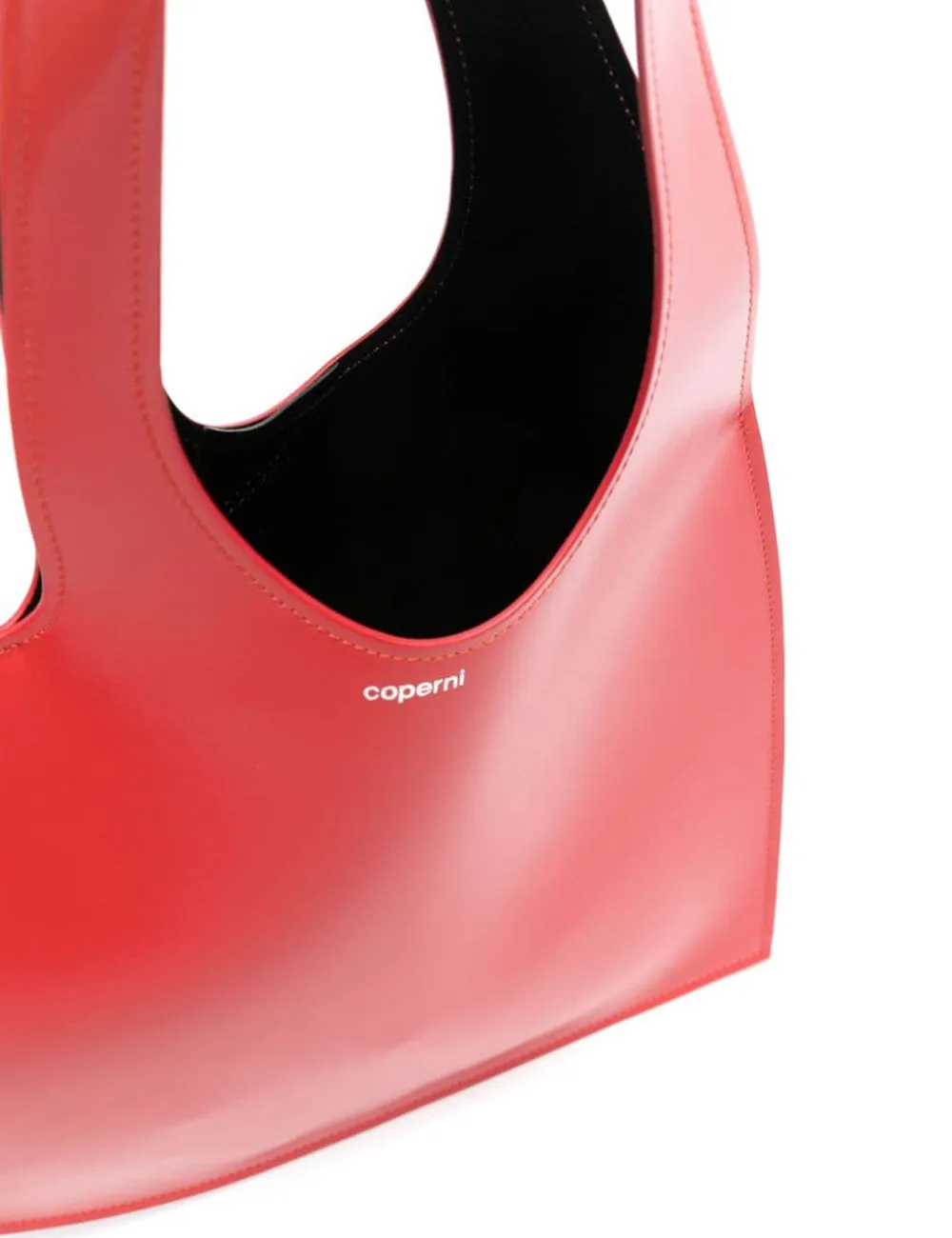 COPERNI GLOSS LEATHER MINI HEART TOTE