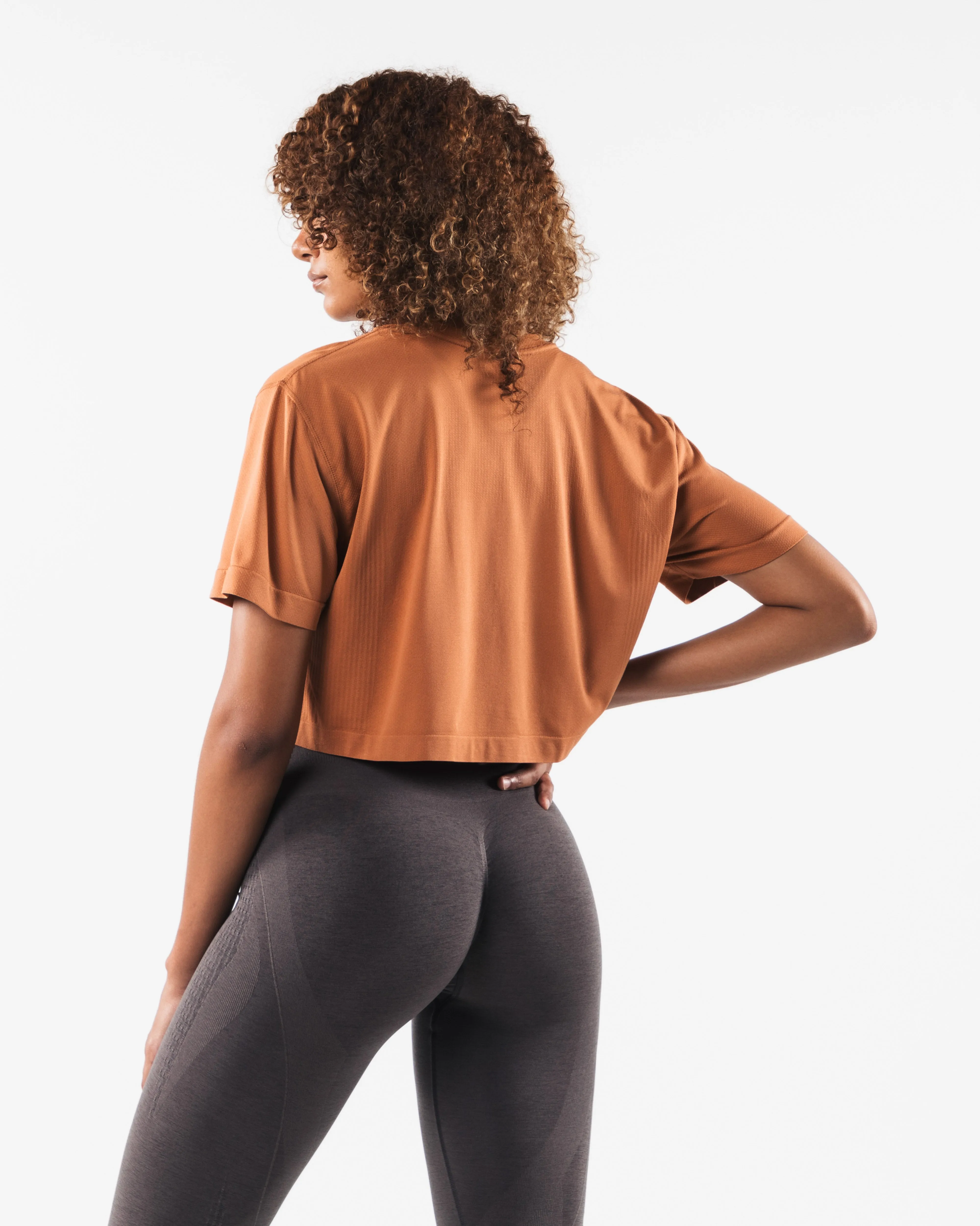 Core Airtech SS Crop - Alloy Orange