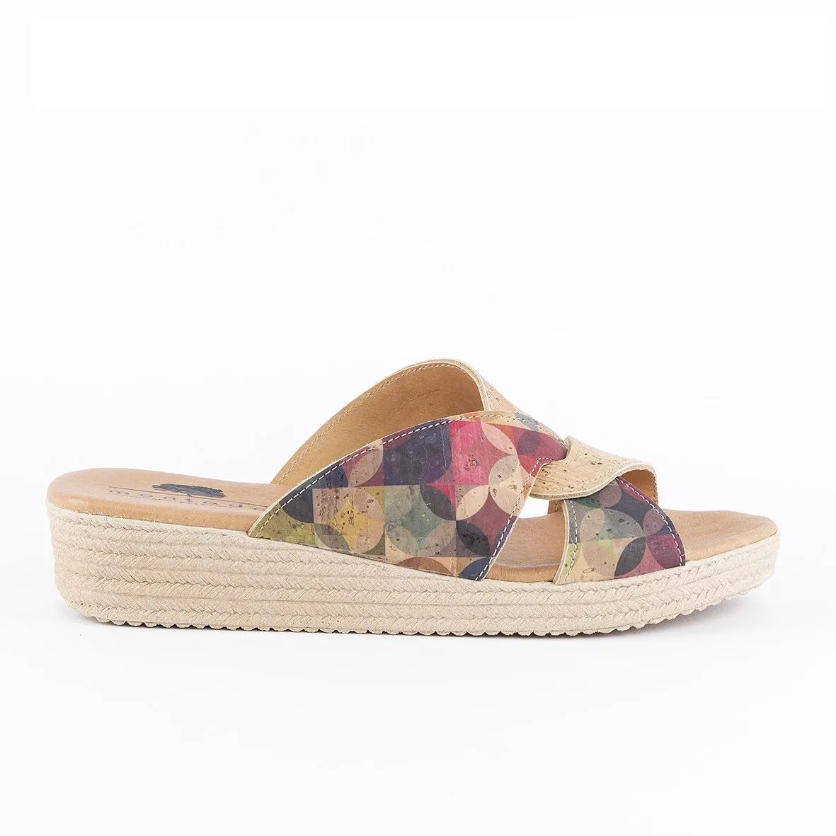 Cork Sandals Rainbow | Vegan Cork Shoes