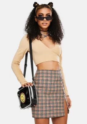 Country Check Sheny Skirt-