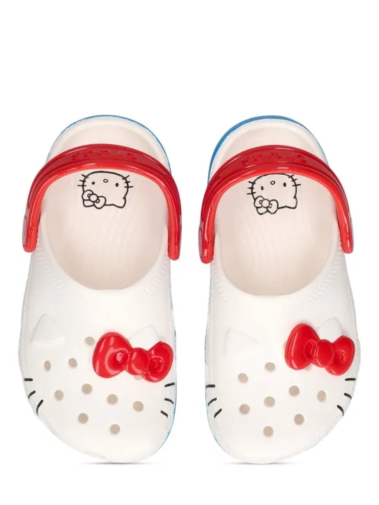 Crocs   Hello Kitty print rubber crocs 