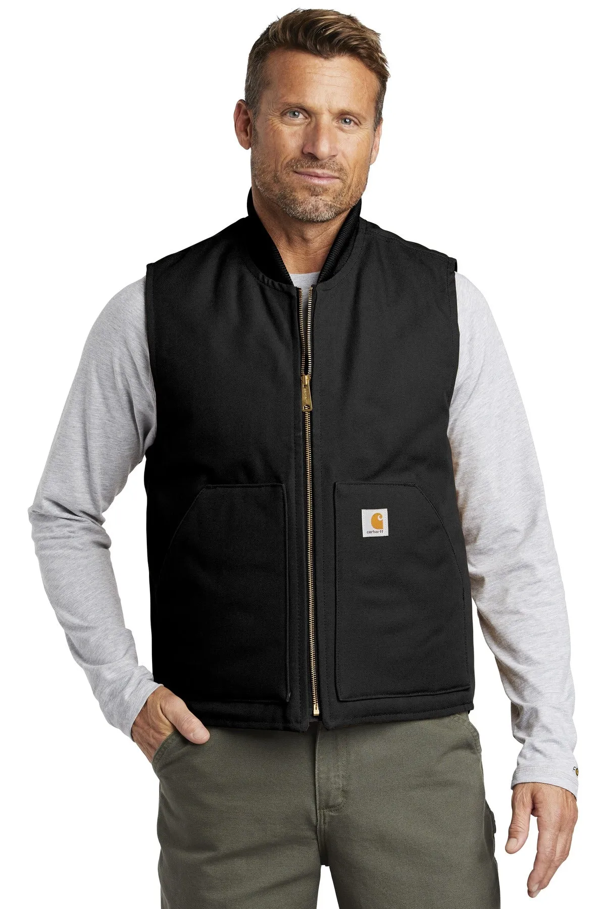Custom Embroidered - Carhartt  Duck Vest. CTV01