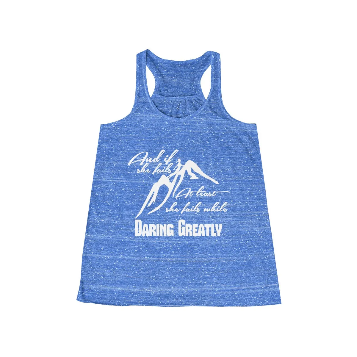 Daring Greatly Flowy Racerback Tank