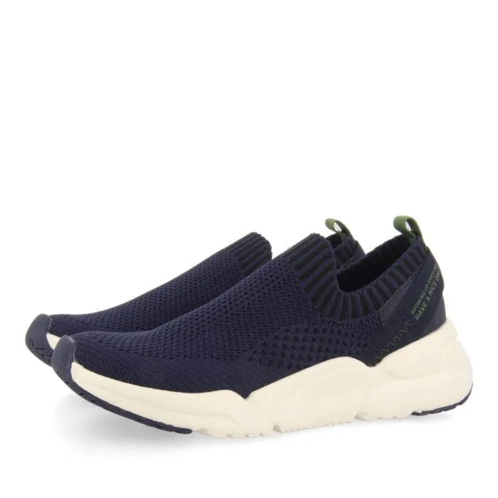 Davron boys navy blue sock style sneakers