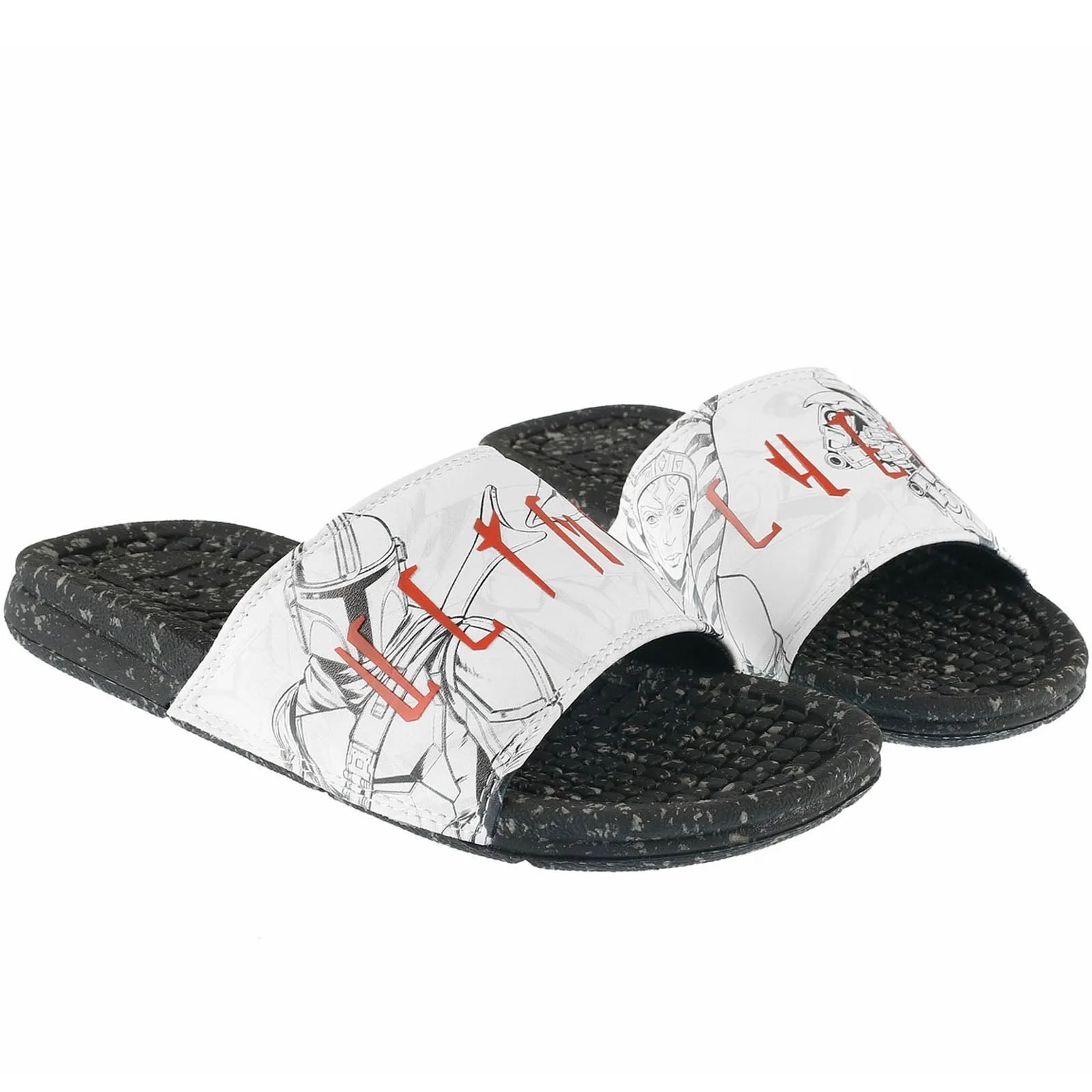 DC Shoes Mens Starwars X Bolsa Flip Flops Sliders - Black