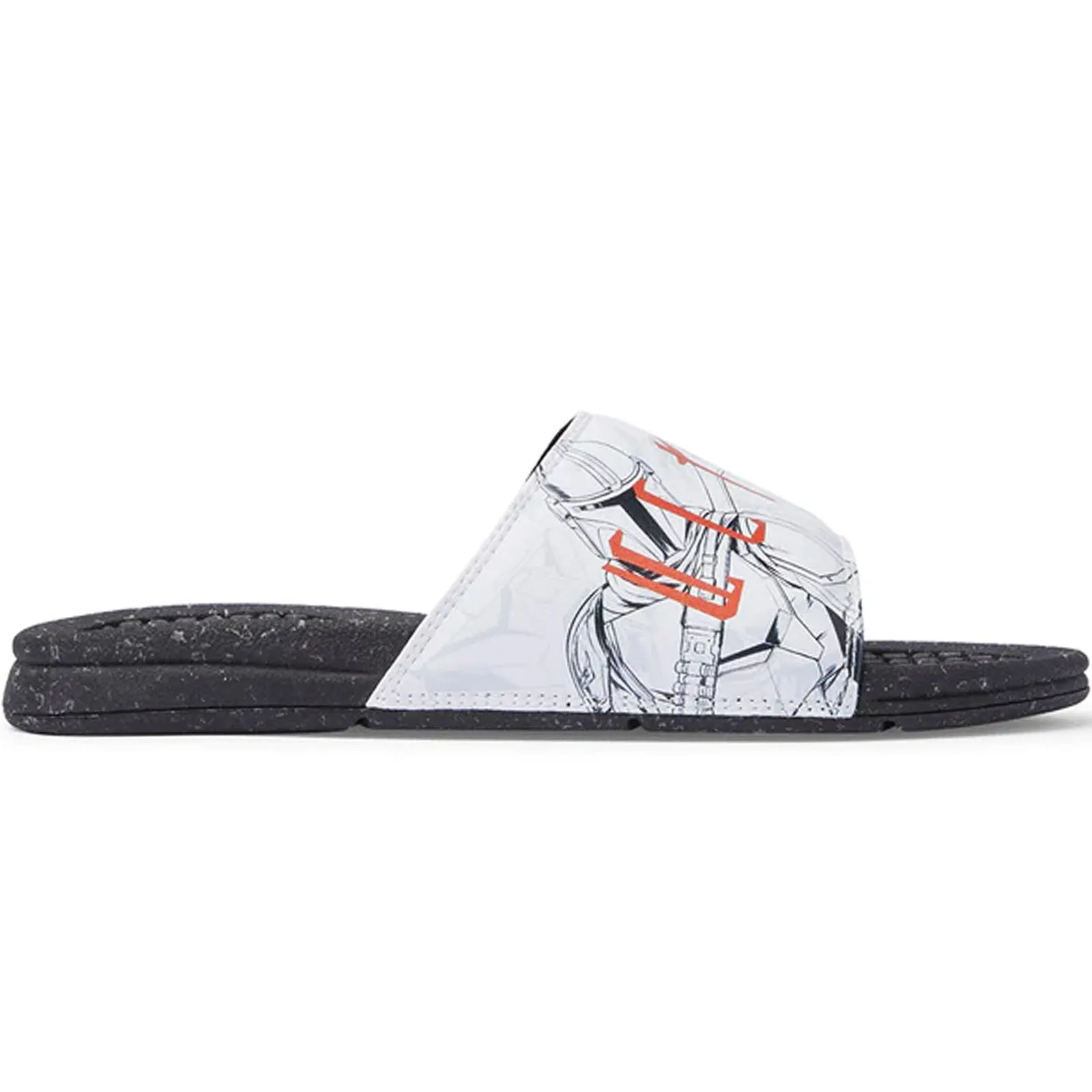 DC Shoes Mens Starwars X Bolsa Flip Flops Sliders - Black