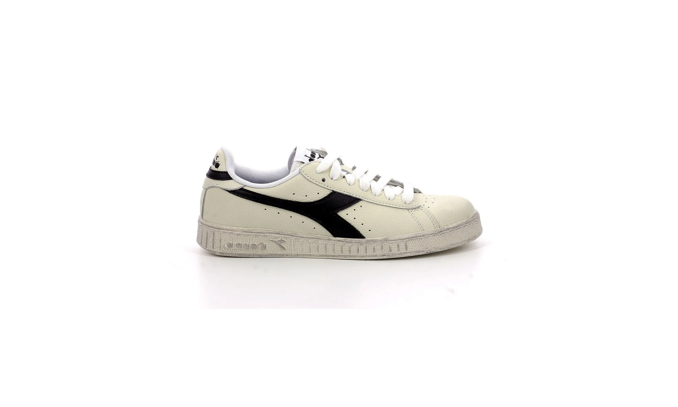 Diadora - Sneakers Bas Game L Low Waxe - White /Black - Mixte