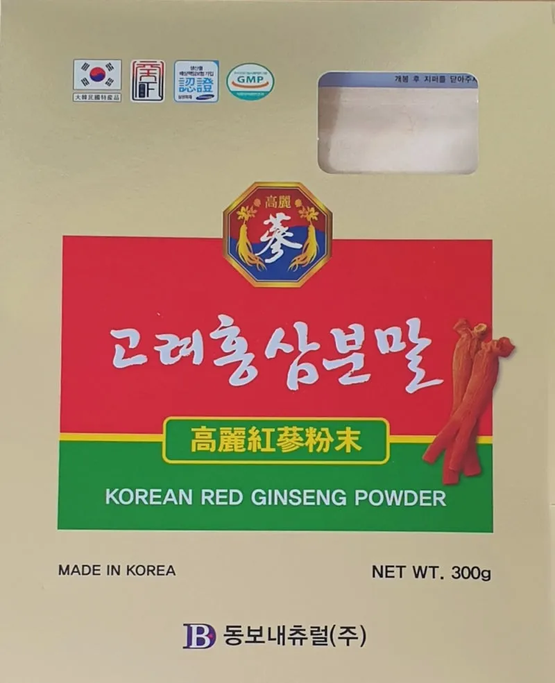 Dongbo Korean Red Ginseng Powders 300g Health Supplements Foods Immunity Gifts Blood Circulation Memory ageing Energy antioxidan