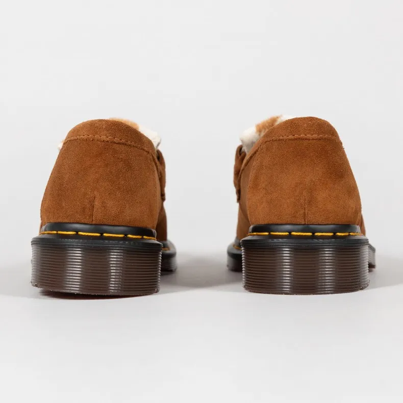 Dr. Martens Adrian Snaffle (Pecan Brown/Jersey Cow Print Repello Calf Suede/Hair On)