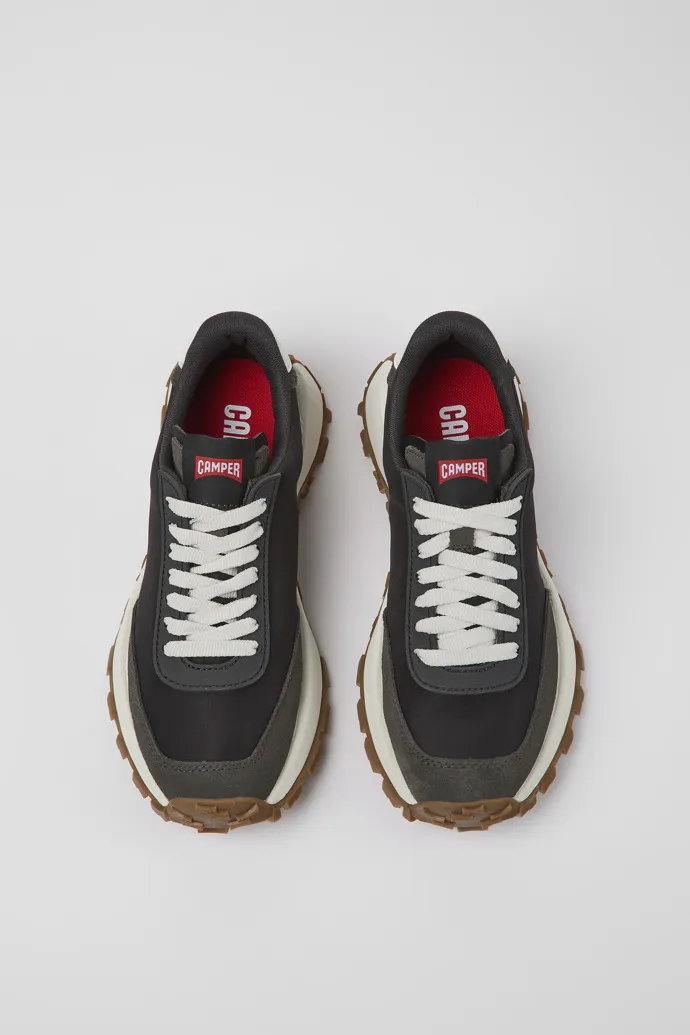 Drift Trail VIBRAM Black textile and nubuck sneakers for women