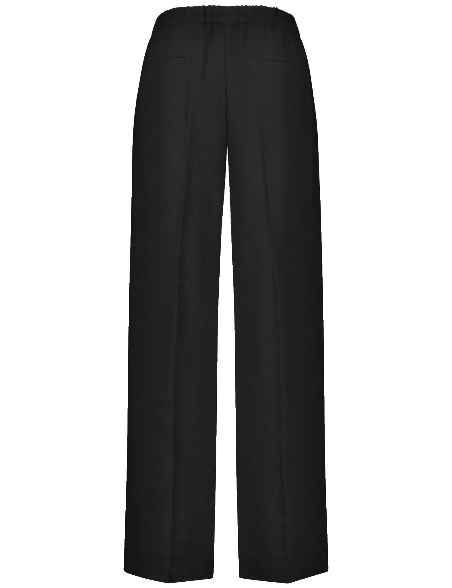 Elegant pull-on trousers with a wide leg
