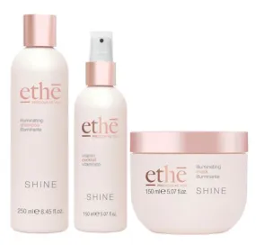 Emsibeth Ethè Shine Kit Shampoo Illuminate 250 Ml - Maschera Illuminante 150 Ml - Cocktail Vitaminico 150 Ml