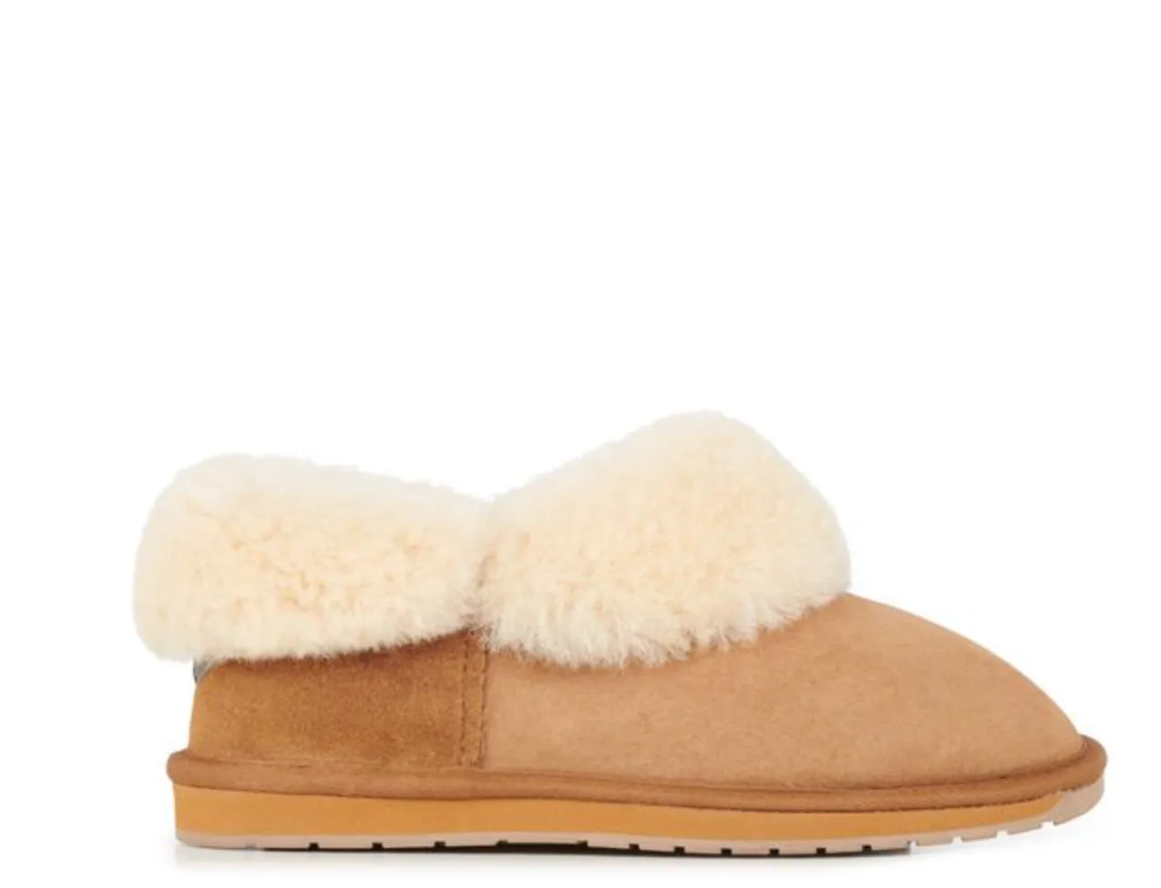 Emu Platinum Mintaro Slipper | Chesnut + Black