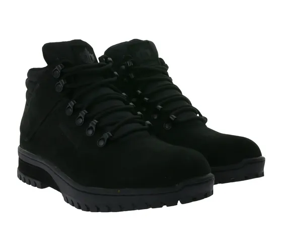Ente Parco di K1X | Kickz H1ke Territory Superior robuste scarpe da trekking sneakers mid-top 6174-0500/0026 nero