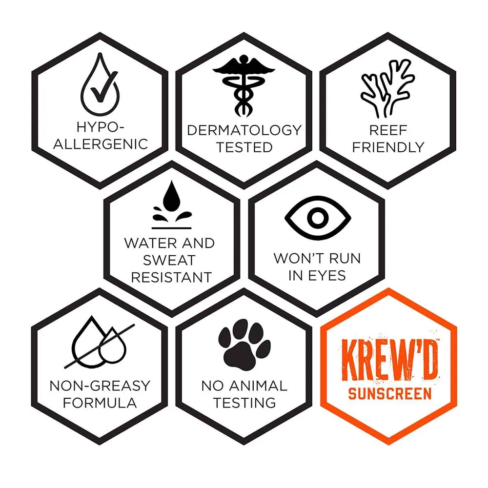 Ergodyne Krewd 6351 SPF 50 Sunscreen Lotion - 8oz/12-Pack