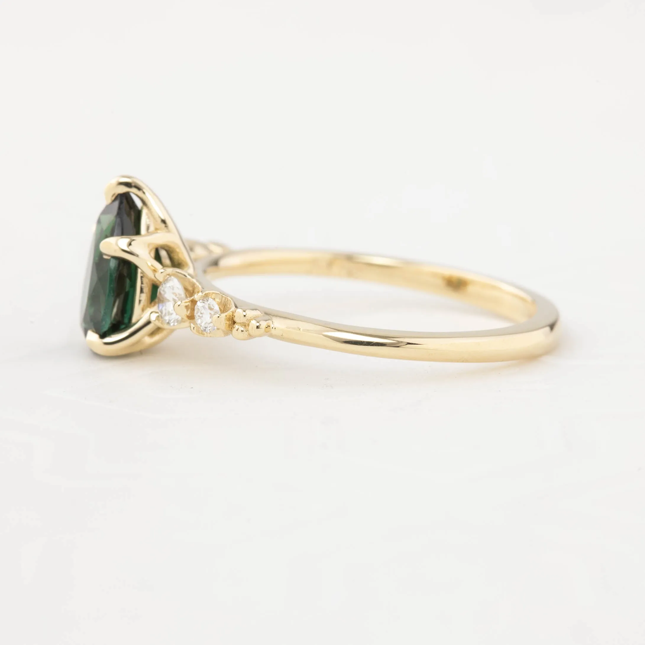 Estel Luxe Ring - 1.25ct Green Tourmaline (One of a kind)