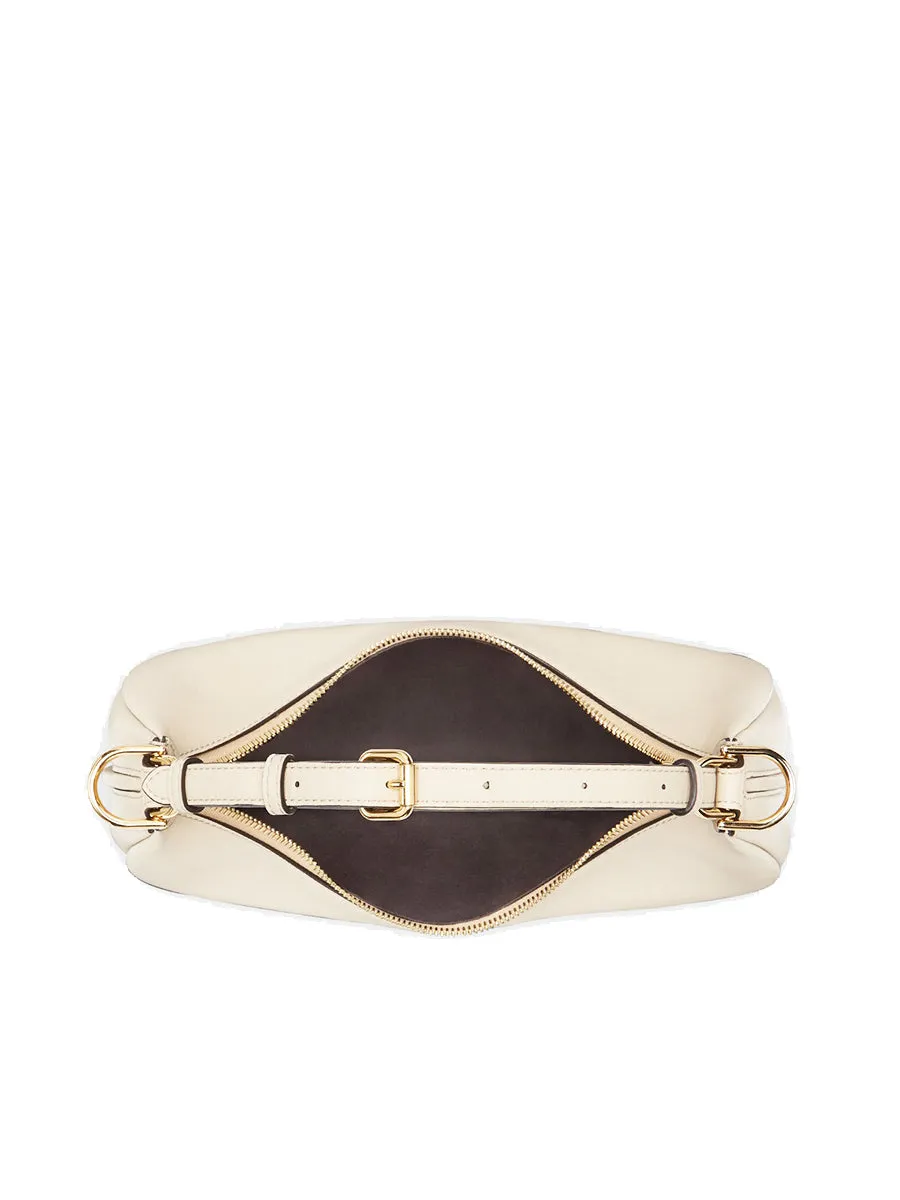 Fendigraphy Small in Beige Leather Bag
